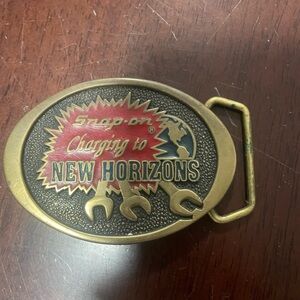 Snap-on Gold Belt Buckle